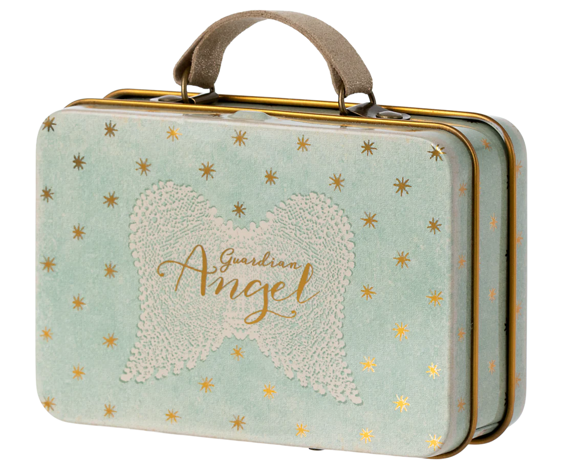 Maileg -Angel mouse in suitcase, Little sister