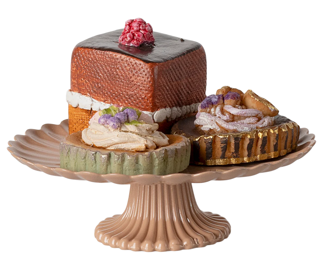 Maileg - Cakes and cakestand, Mini