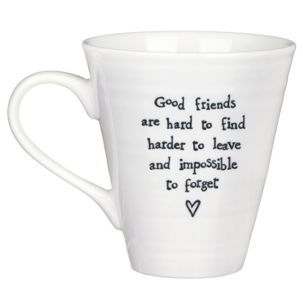 East of India Good Friends Porcelain Mug