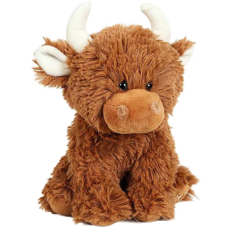 Large Highland Brown Coo Soft Plush Toy