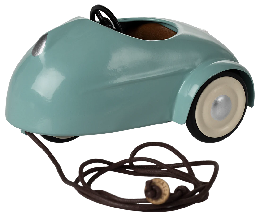 Maileg - Car, Mouse - Light blue