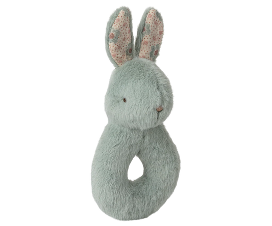 Rabbit rattle set - Mint