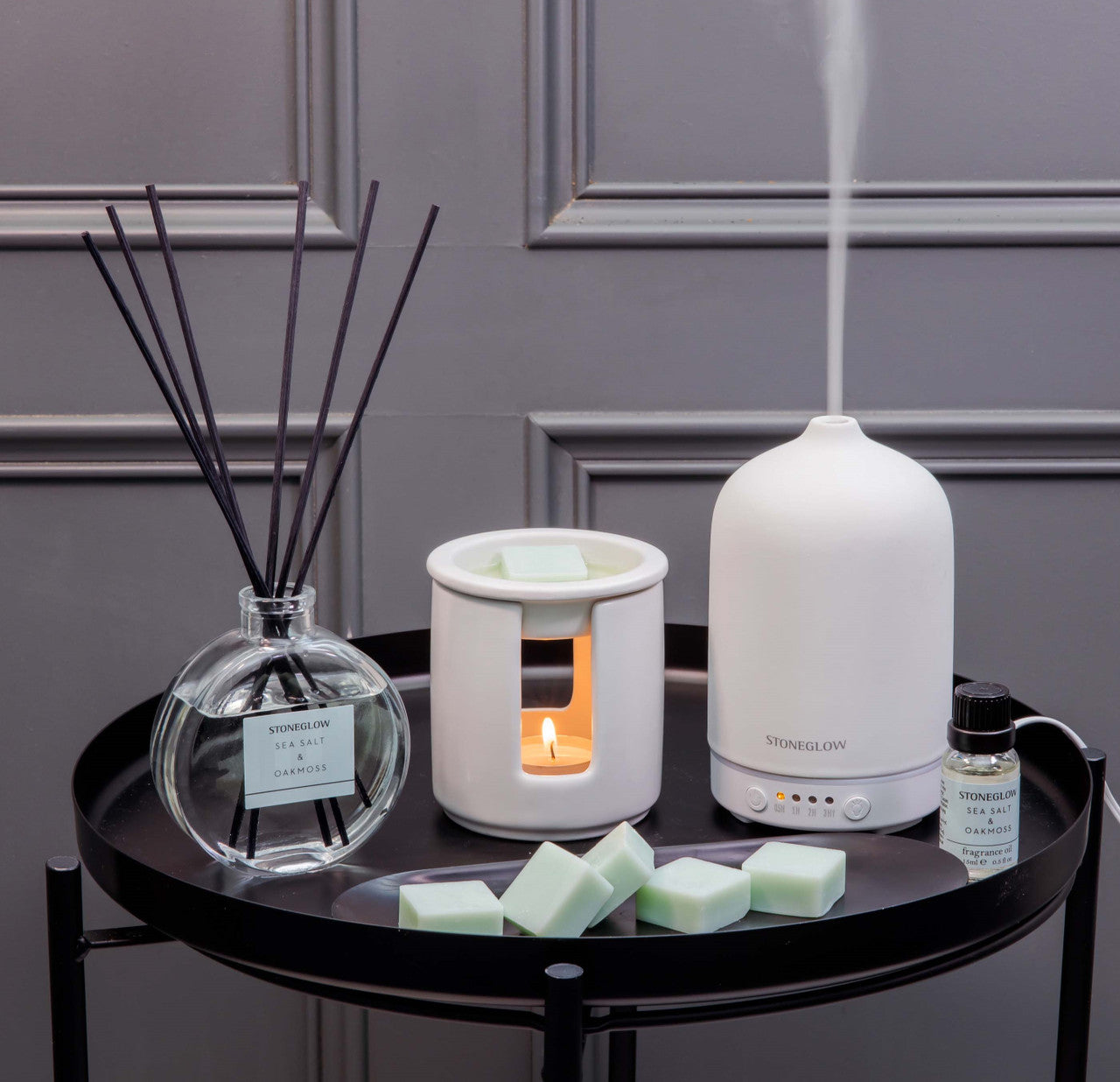 Sea Salt & Oakmoss - Scented Reed Diffuser 120ml