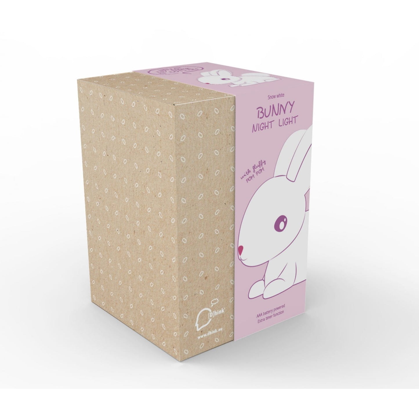 Dhink® Medium Colour Changing LED Night Light –White Bunny