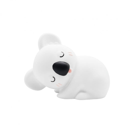 Dhink | Medium Colour Changing LED Night Light – White Sleeping Koala