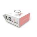 Metalmorphose | White & Rose Gold Angel Keyring