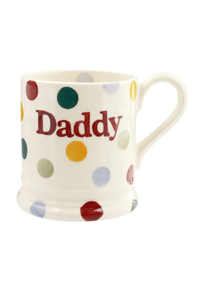 Polka Dot 'Daddy' 1/2 Pint Mug