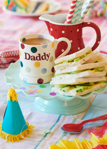 Polka Dot 'Daddy' 1/2 Pint Mug