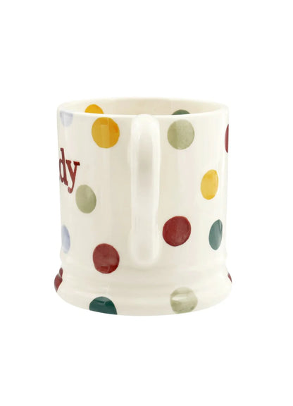 Polka Dot 'Daddy' 1/2 Pint Mug
