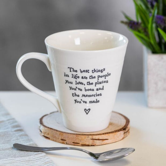 The Best Things in Life Porcelain Mug