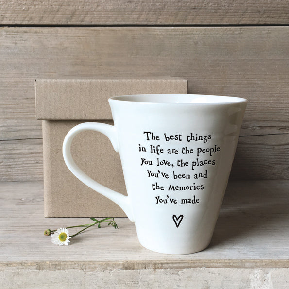 The Best Things In Life’ Porcelain Mug