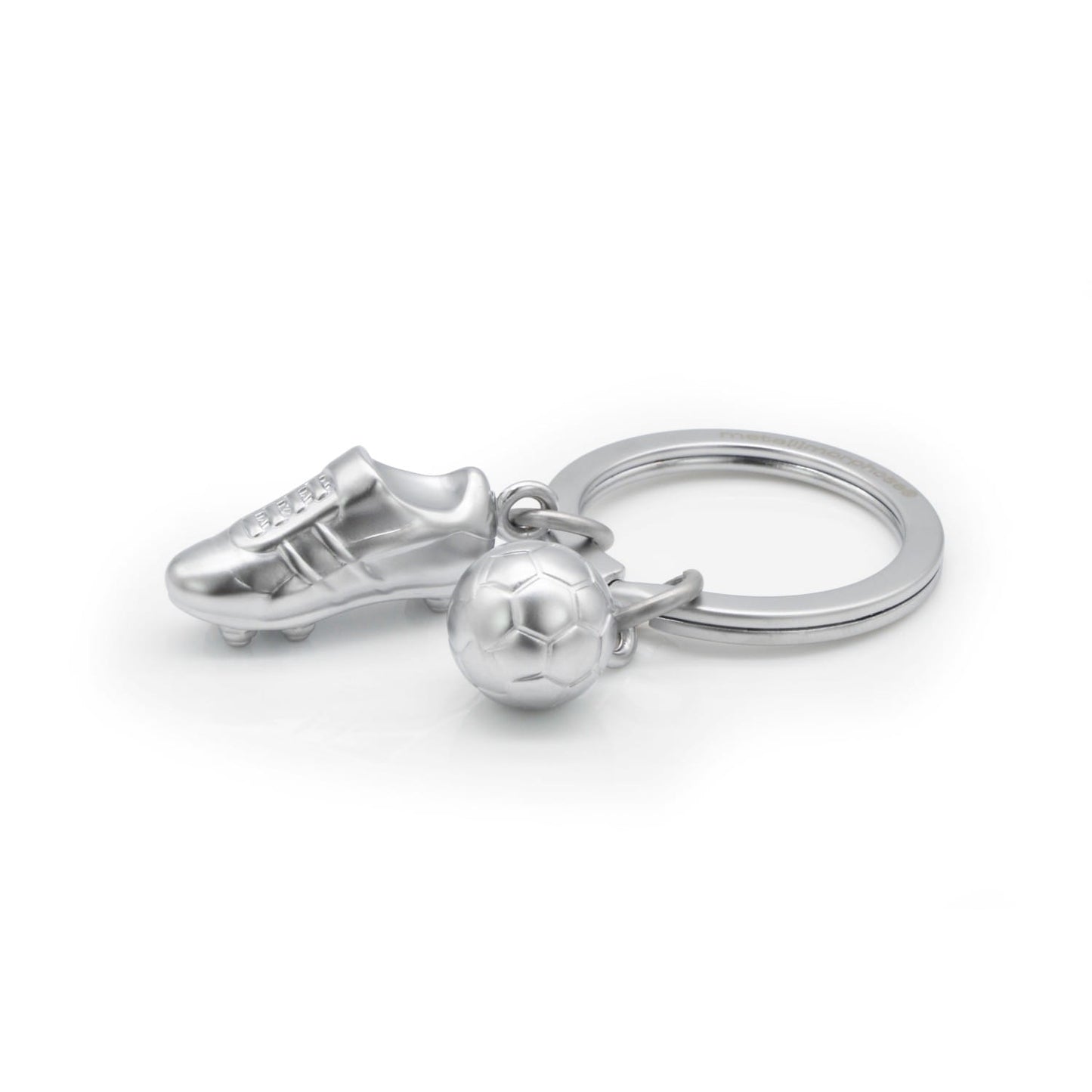 Metalmorphose | Silver Football & Shoe Keyring