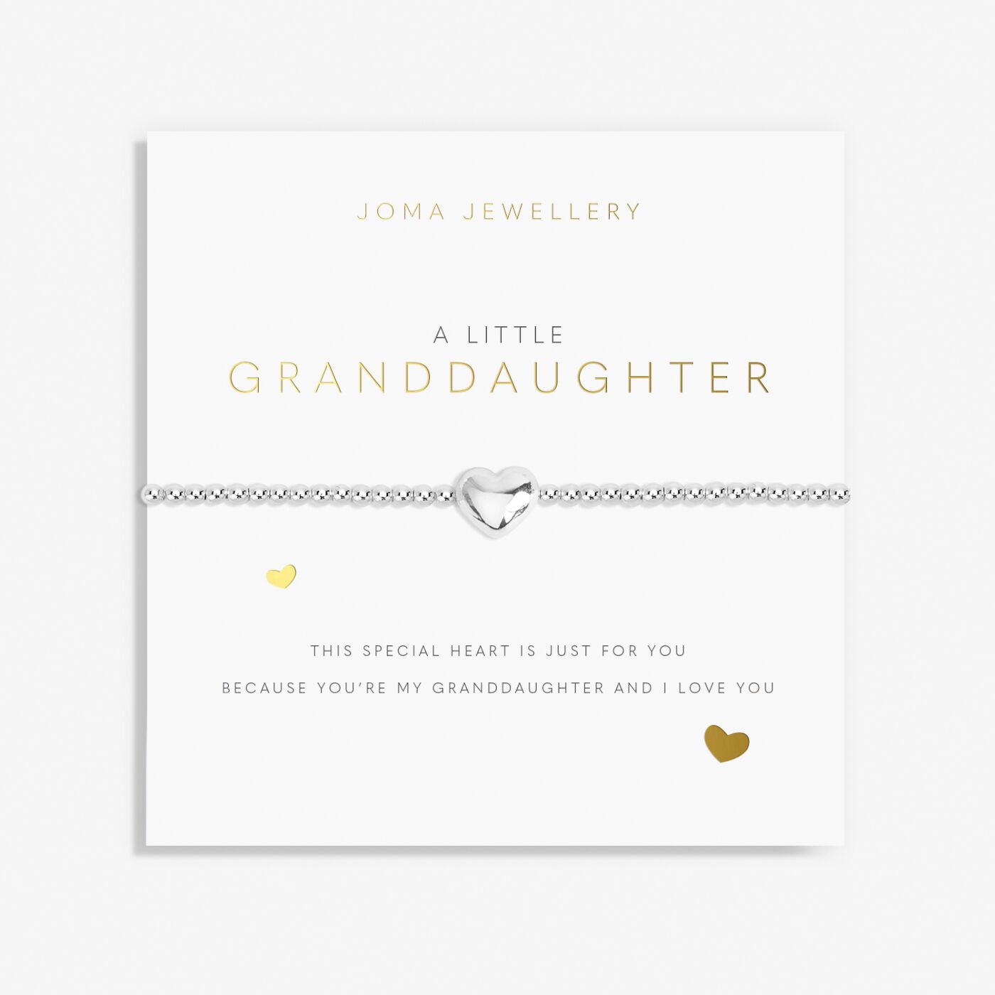 A Little 'Granddaughter' Bracelet in Silver Plating