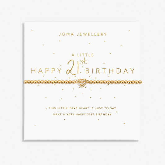 A Little 'Happy 21st' Bracelet