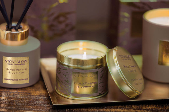 Luna - Black Pepper & Juniper - Scented Candle Tin (78 x 75mm)