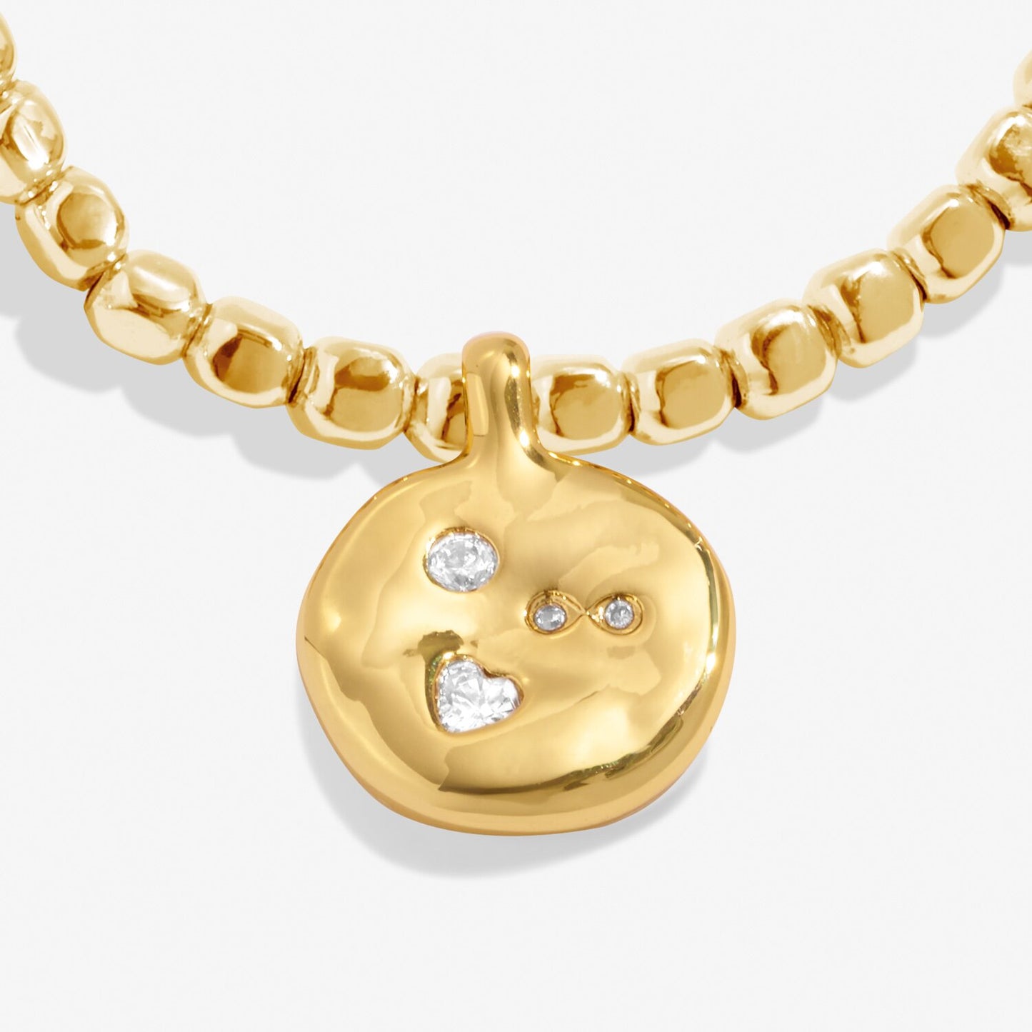 Dolce Vita 'Lucky To Have A Mum Like You' Bracelet In Gold Plating