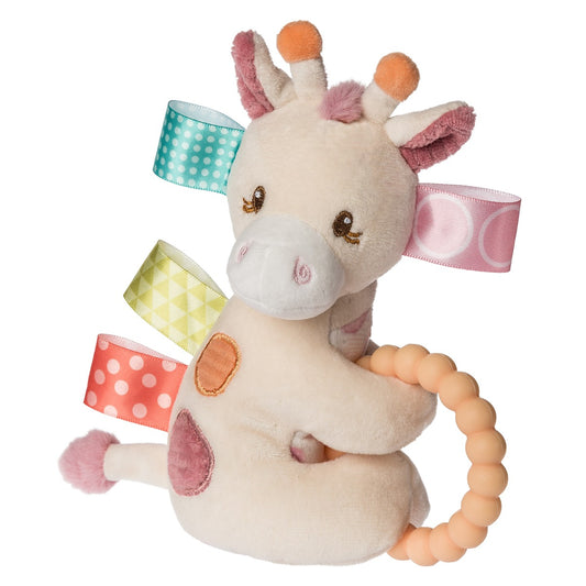 Taggies Tilly Giraffe Teether Rattle – 5″