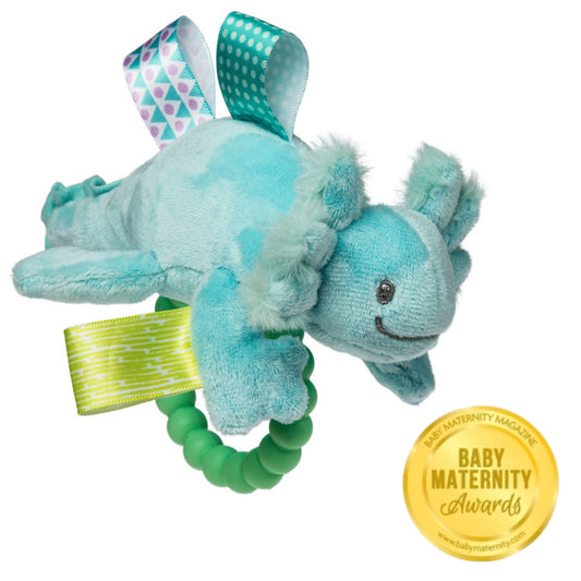 Taggies Fizzy Axolotl Teether Rattle – 9″