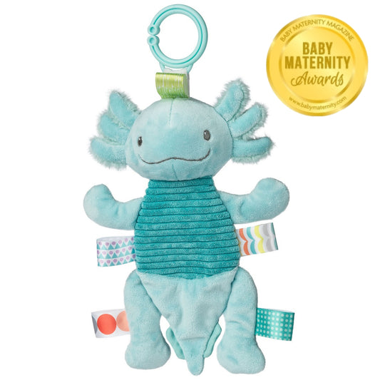 Taggies Fizzy Axolotl Crinkie – 9″