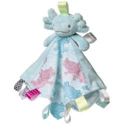 Taggies Fizzy Axolotl Character Blanket – 13×13″