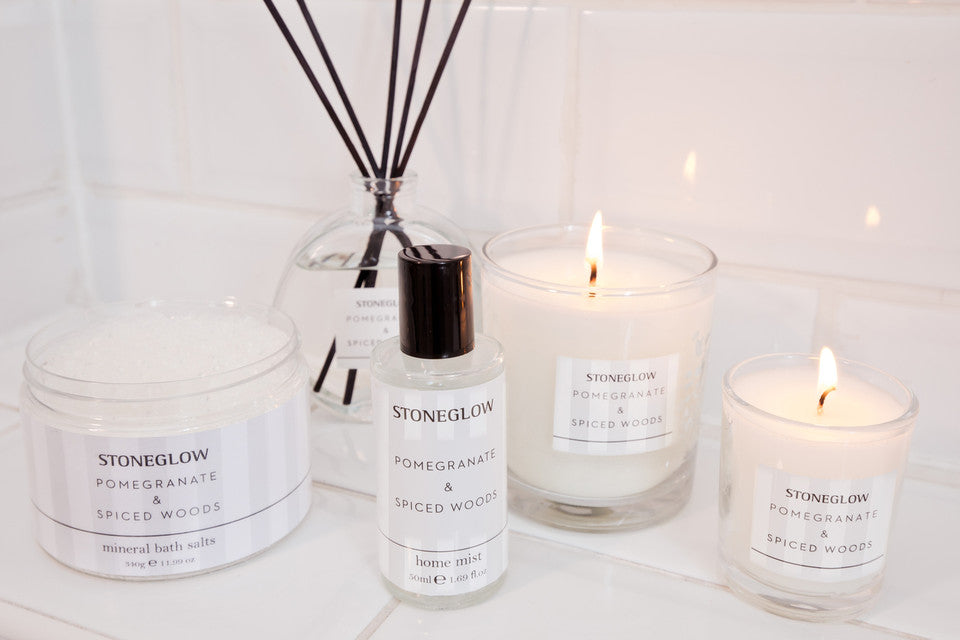 Modern Classics - Pomegranate & Spiced Woods - Scented Candle - Boxed Tumbler