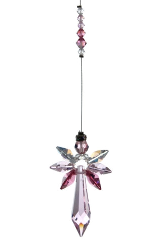 Large Crystal Guardian Angel Rose