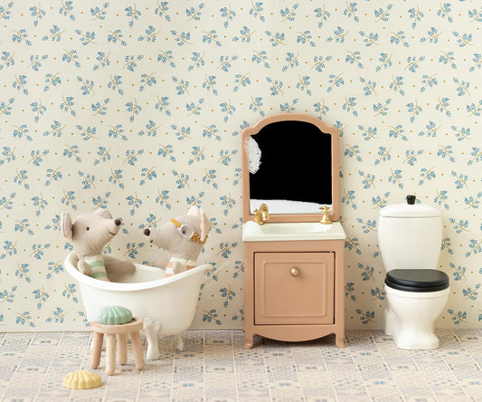 Maileg - Sink dresser, Mouse - Powder