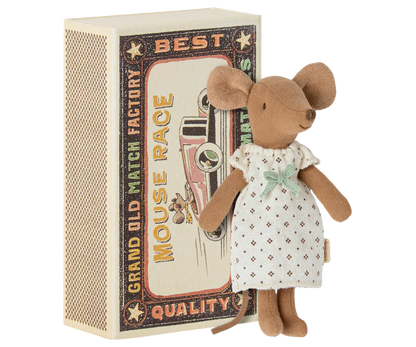 Big sister mouse in matchbox