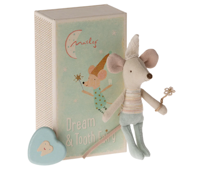 Maileg Fairy Mouse, Little brother in matchbox